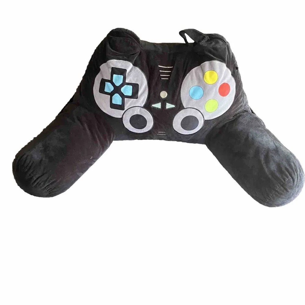 Video Game Controller Pillow Backrest Lounge Plush Boyfriend Man Cave Gamer